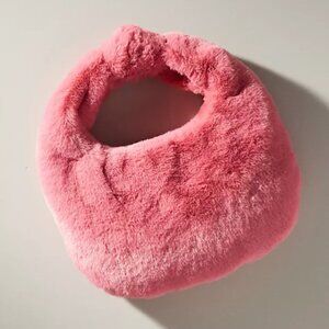 Anthropologie Mini Faux Fur Hobo Bag